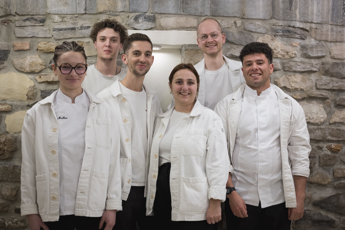The team in the kitchen